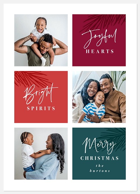 Joyful Hearts Holiday Photo Cards