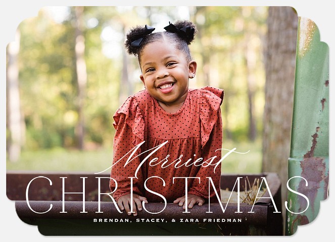 Merriest Greeting Holiday Photo Cards