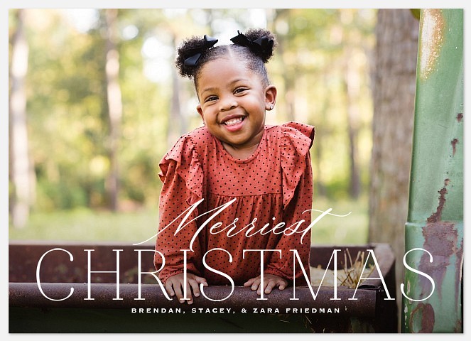 Merriest Greeting Holiday Photo Cards