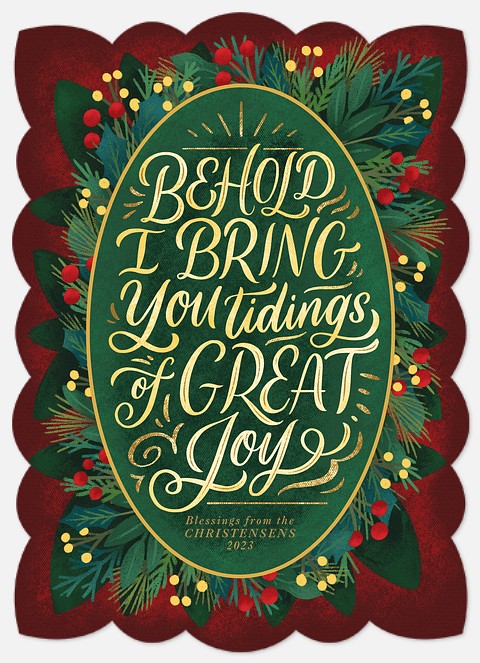Great Joy Religious Christmas Cards
