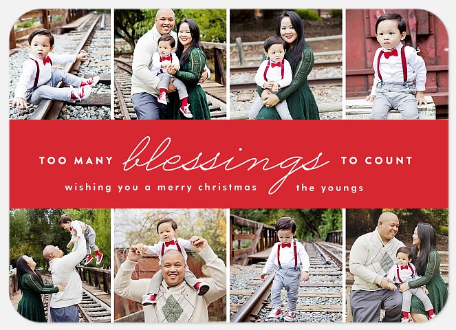 Countless Blessings Holiday Photo Cards