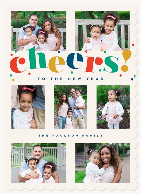Cheery Year Personalized Holiday Cards