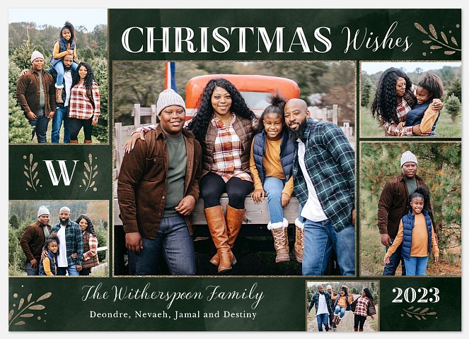 Winter Collage Holiday Photo Cards