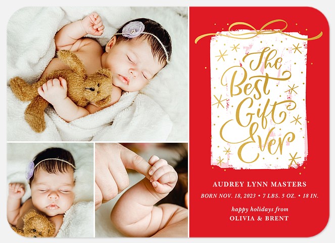 The Best Gift Ever Holiday Photo Cards