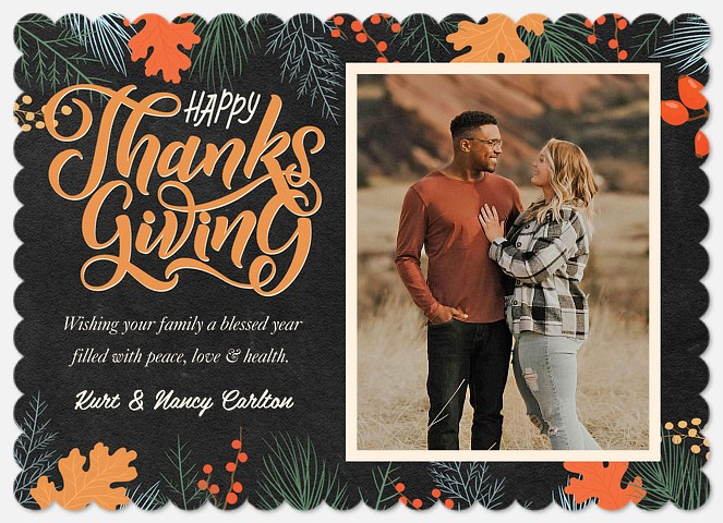 Autumn Snapshot Thanksgiving Cards