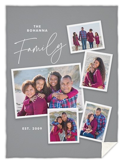 Family Album Custom Blankets