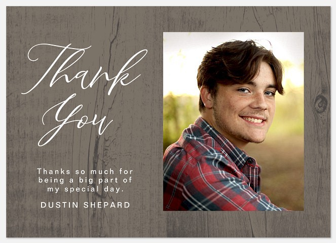 Rustic Thank You Thank You Cards 
