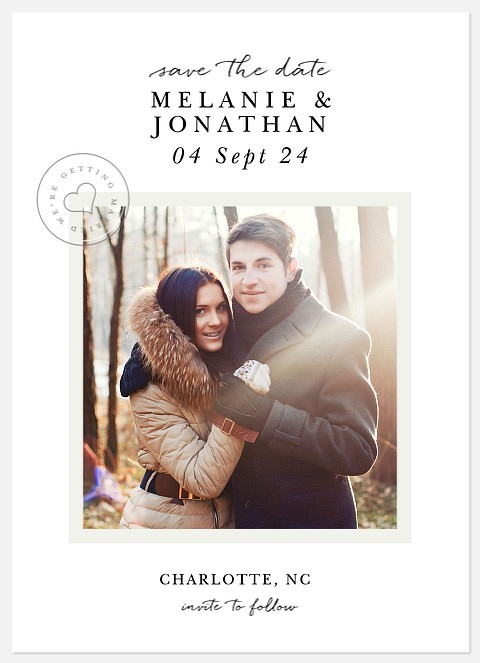 True Love  Save the Date Photo Cards