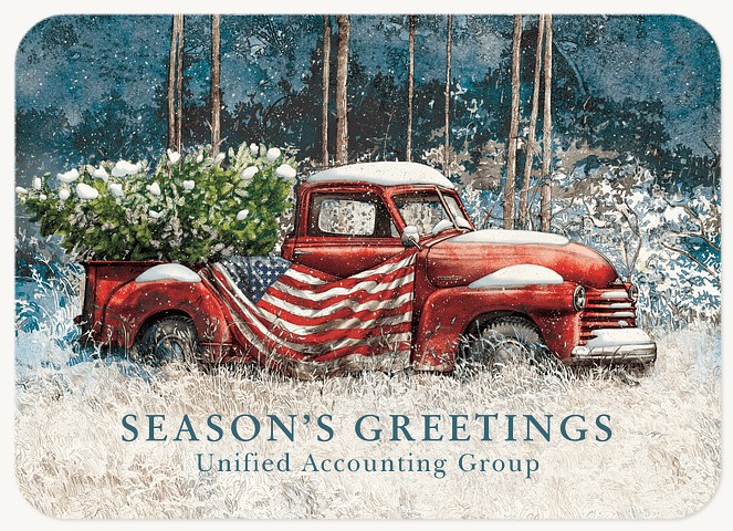 American Vintage Business Holiday Cards
