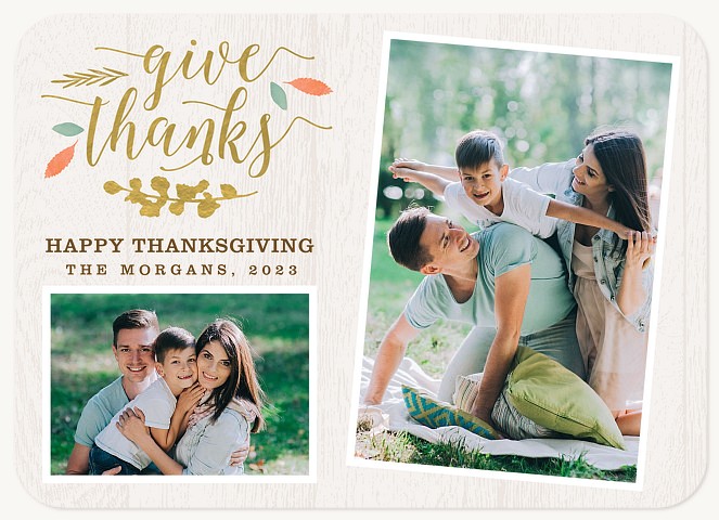 Forest Foliage Thanksgiving Cards