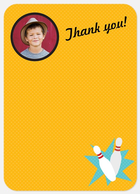 On a Roll Thank You Cards for Kids