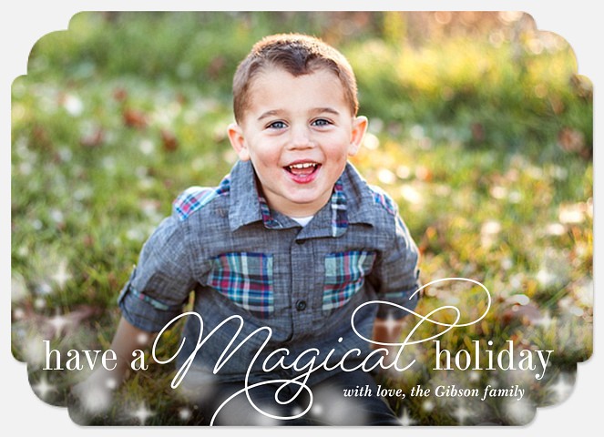 Magical Twinkles Holiday Photo Cards