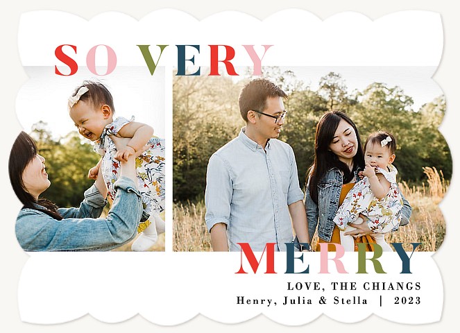 Merry Tidings Personalized Holiday Cards