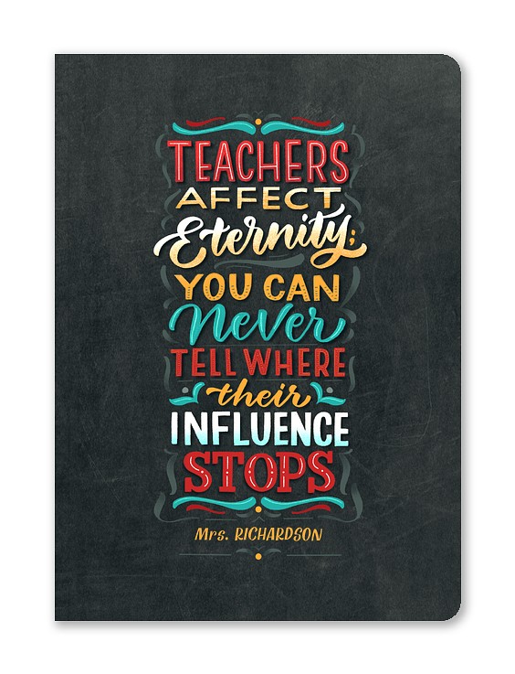 Teacher's Influence | Custom Journals