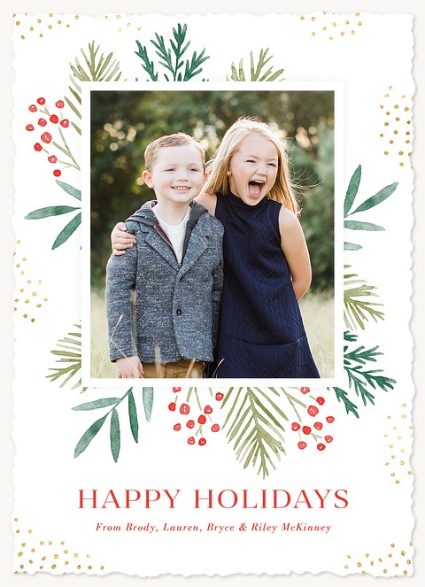 Festive Framing  Photo Holiday Cards