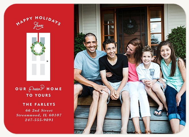 Our New Home Personalized Holiday Cards