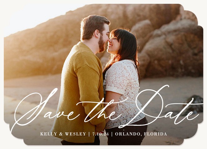 Classically Written Save the Date Cards