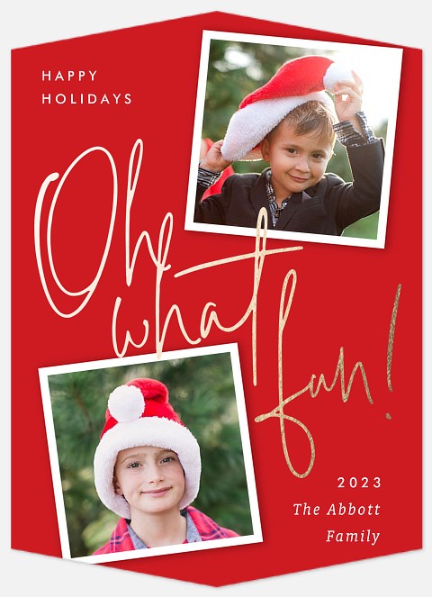 What Fun Holiday Photo Cards