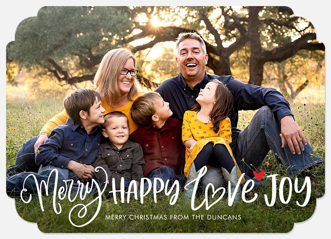 Merry & Happy Holiday Photo Cards
