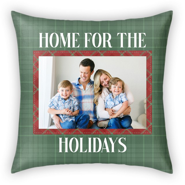 Home for the Holidays Custom Pillows