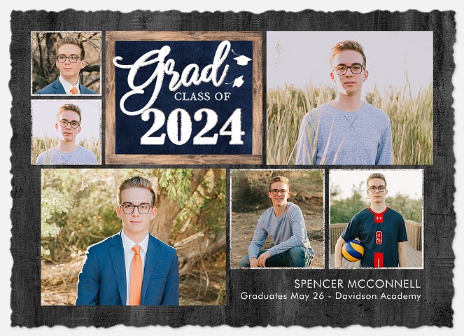 Charming Collage Graduation Cards