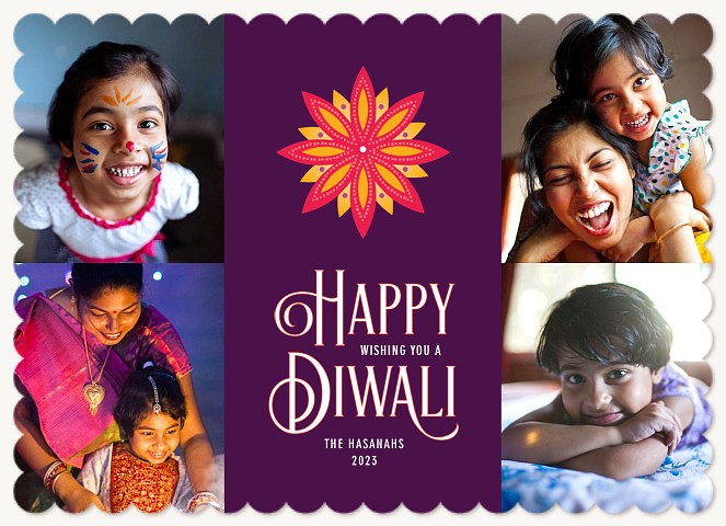 Diwali Star Diwali Holiday Cards