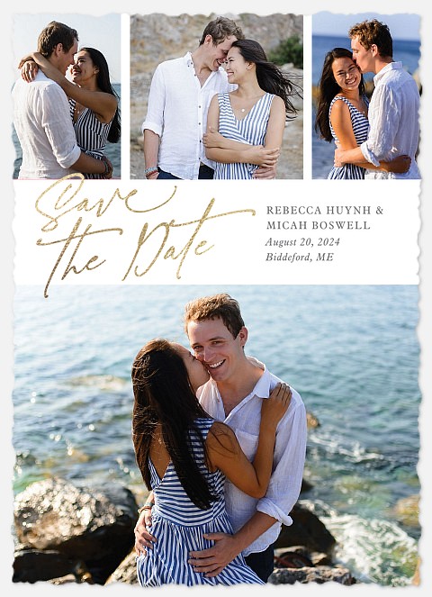 Scripted Collection Save the Date Photo Cards