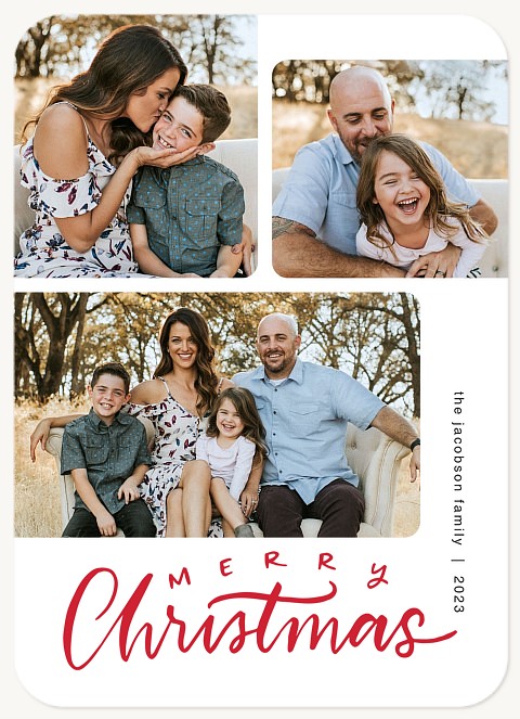 Well Rounded Holiday Personalized Holiday Cards