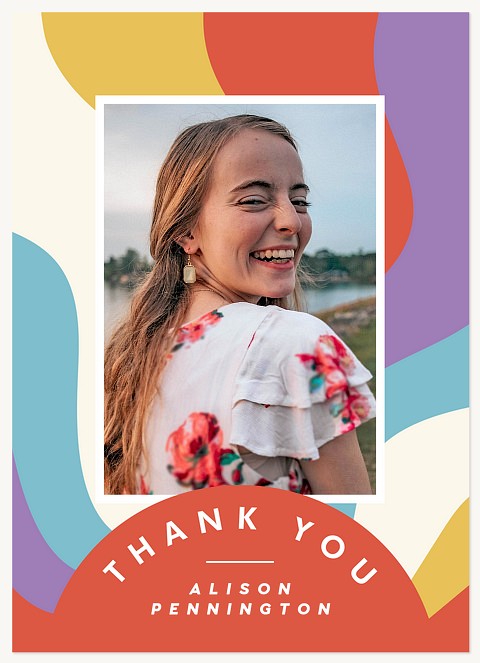 Retro Vibes Thank You Cards 