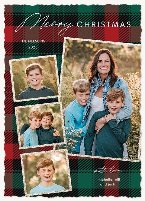 Festive Glam Personalized Holiday Cards