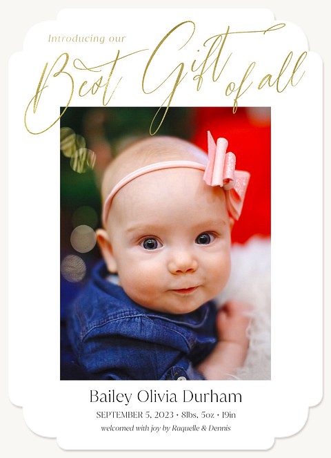 Best Gift Of All Personalized Holiday Cards