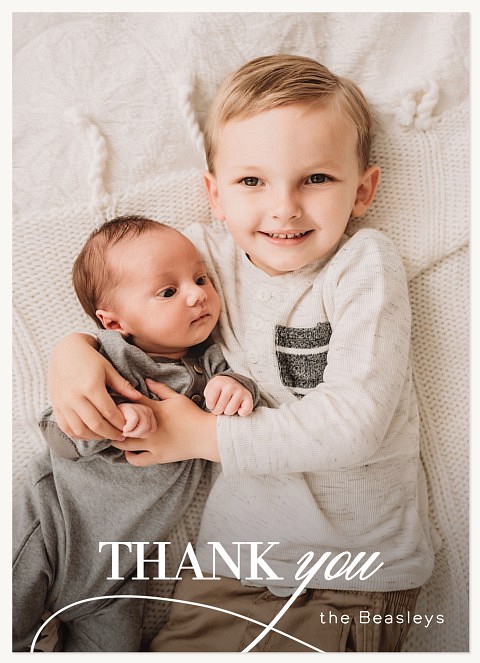 Scripted You Kids Thank You Cards