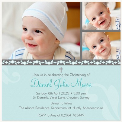 His Sweet Blessing Christening Invitations | Christening Invites