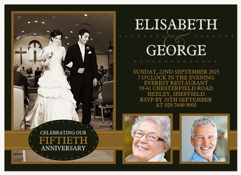 Together Forever Wedding Anniversary Invitations