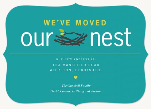 The New Nest We've Moved Announcements