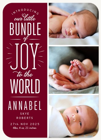 Bundle of Joy Christmas Cards