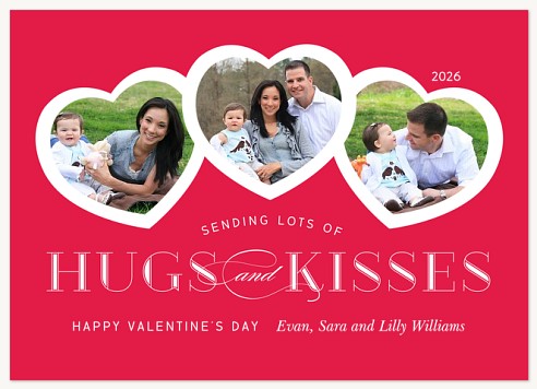 Heart Trio Valentine's Cards