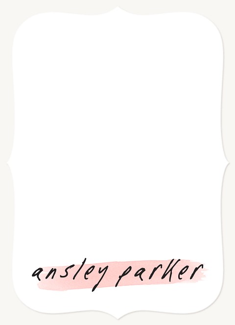 Blush Brush  Stationery For Adults