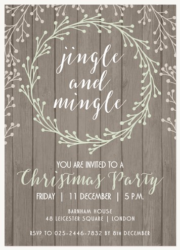 Christmas Mingle Holiday Party Invitations