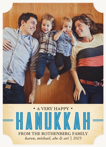 Hanukkah Ticket Hanukkah Cards