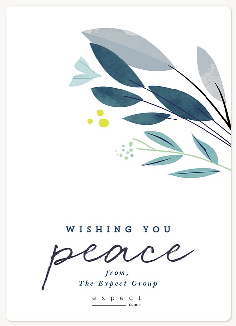 Woodland Peace  Holiday & Christmas Magnet Cards