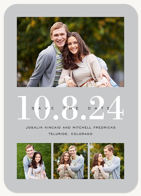 Tastefully Modern Save the Date Cards