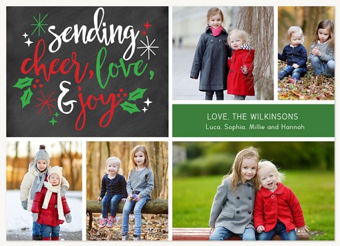 Magical Holly Christmas Cards