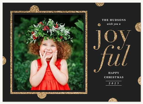 Glittering Dots Christmas Cards