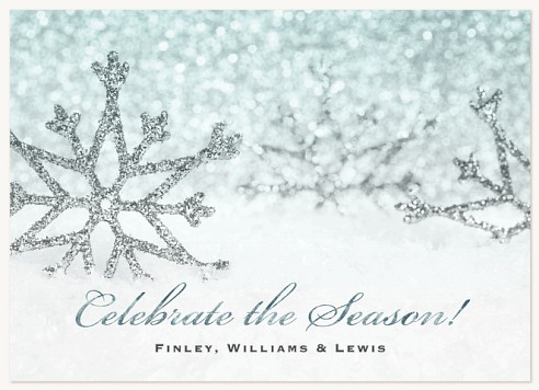 Glittering Wonderland Christmas Cards for Business