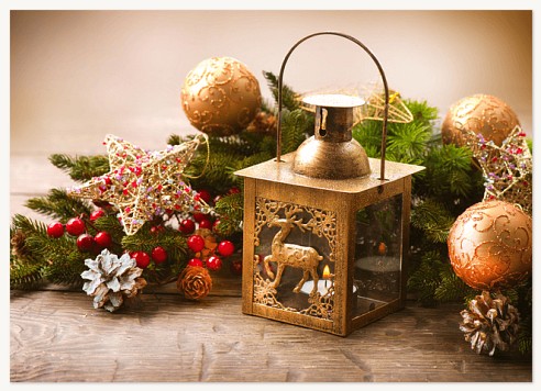 Holiday Décor Christmas Cards for Business