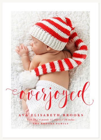 Simply Overjoyed Christmas Cards