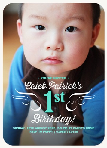 First Joy  Kids Birthday Invitations