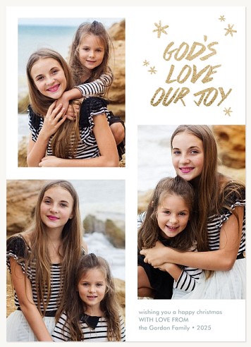 Sparkling Faith Christmas Cards