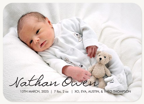Chic New Announcement Baby Announcements